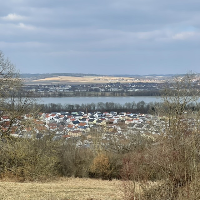 Stausee von oben