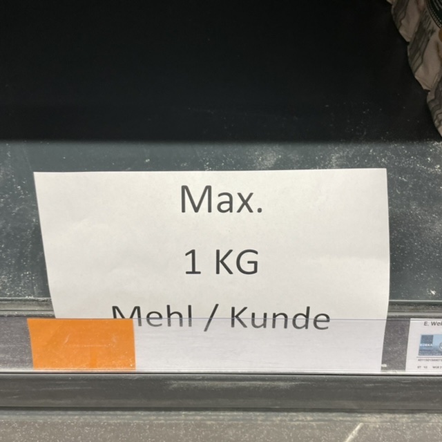Max. 1kg Mehl